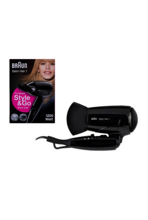 Plaukų džiovintuvas Braun BRHD130E Juoda 1200 W 1 Dalys (1 vnt.)