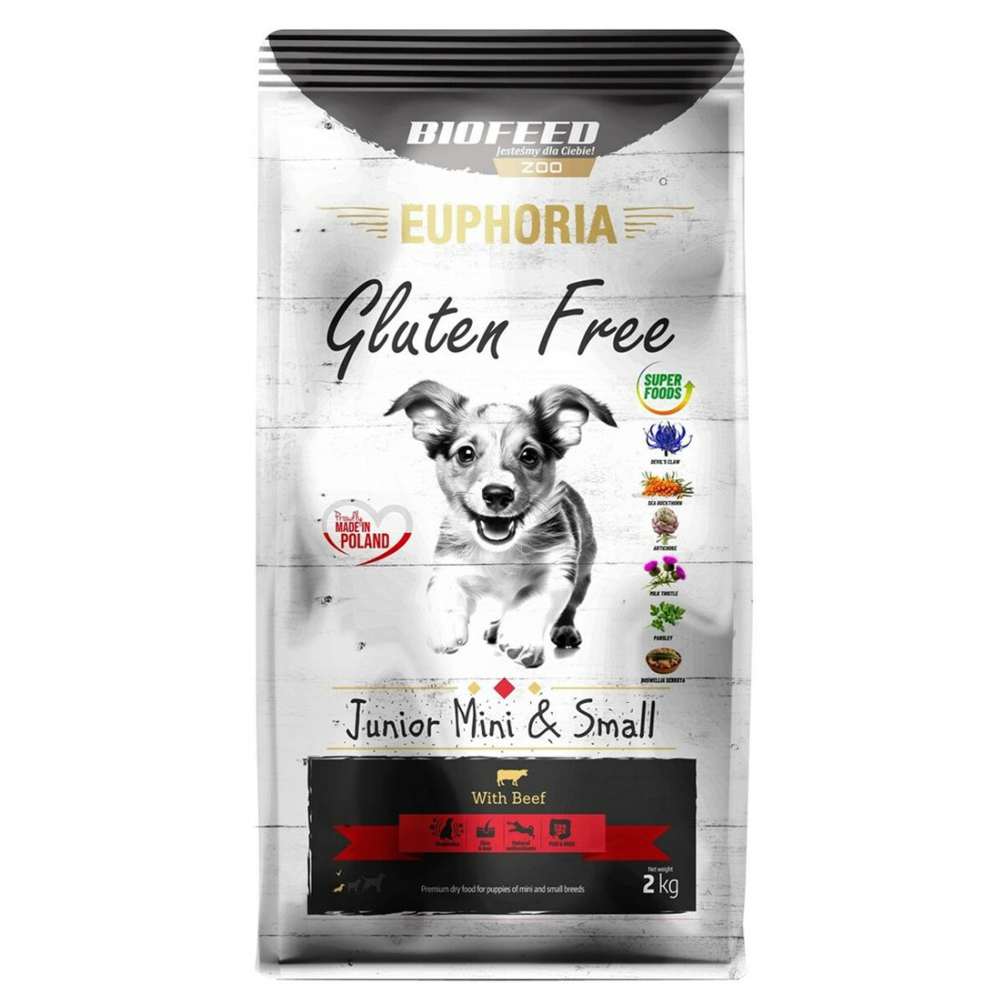 Pašarai Biofeed Junior Mini & Small Veršiena 2 Kg
