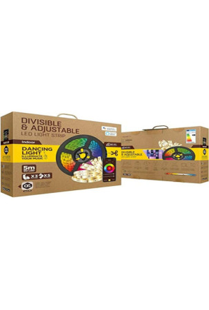 LED juostos Muvit MIOLST002 Juoda Spalvotas Auksinis F 5 m