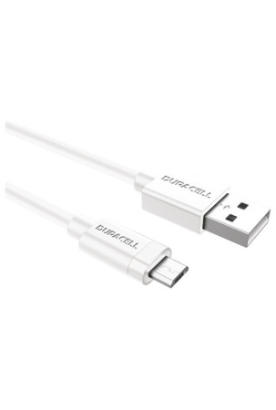 USB laidas DURACELL USB5023W 2 m Balta (1 vnt.) USB laidas DURACELL USB5023W 2 m Balta (1 vnt.)