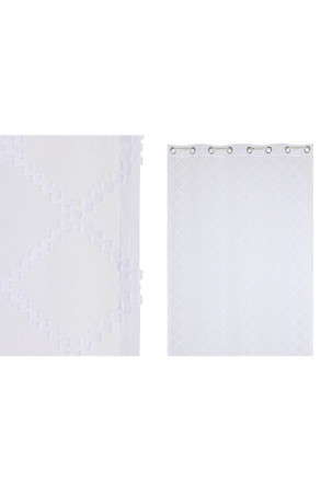 Užuolaidos Home ESPRIT Balta 140 x 260 x 260 cm Užuolaidos Home ESPRIT Balta 140 x 260 x 260 cm