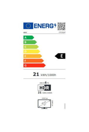 Monitorius žaidimams AOC 27E3QAF Full HD 27" 75 Hz