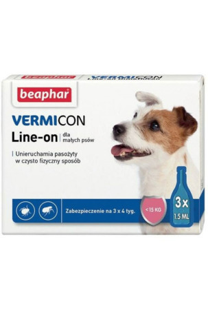 Anti-parazitai Beaphar Vermicon Line-On S 3 x 1,5 ml