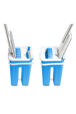 Mop with Bucket Esperanza EHS004 Mėlyna Balta Mikro audinys