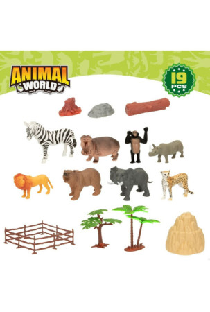 Gyvūnų figūros Colorbaby 19 Dalys Džiunglės Plastmasinis 14 x 6 x 5 cm (6 vnt.) Gyvūnų figūros Colorbaby 19 Dalys Džiunglės Plastmasinis 14 x 6 x 5 cm (6 vnt.)