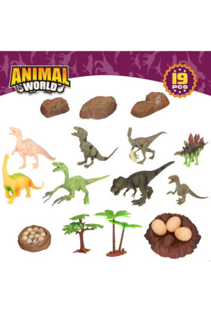 Playset Colorbaby 19 Dalys 6 vnt. 17 x 9 x 6 cm Dinozaurai Playset Colorbaby 19 Dalys 6 vnt. 17 x 9 x 6 cm Dinozaurai