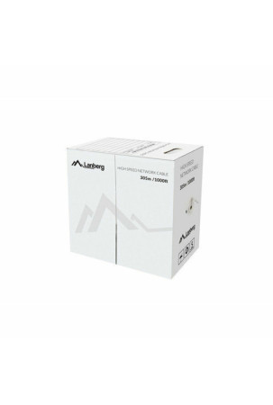UTP 6 kategorijos kietas tinklo laidas Lanberg LCU6-12CU-0305-S 305 m Pilka