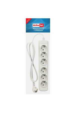 Ilginamasis laidas Activejet 6GNU Pilka 3 m