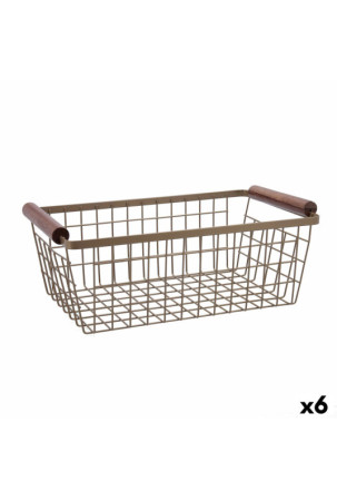 Universalus pintas krepšys Bidasoa Tiara Plienas Varinis 32 x 26 x 8 cm (6 vnt.)