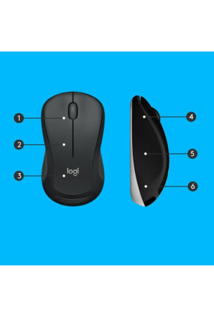 Klaviatūra ir pelė Logitech 920-008685 Juoda Qwerty US