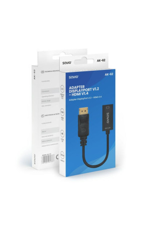 DisplayPort – HDMI adapteris Savio AK-62 20 cm