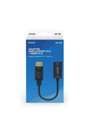 DisplayPort – HDMI adapteris Savio AK-62 20 cm
