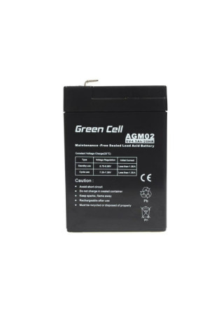 Baterija Nepertraukiamo Maitinimo šaltinio Sistema UPS Green Cell AGM02 4,5 AH 6 V