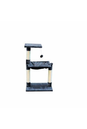 Kačių draskymo bokštas Gloria 36 x 50 x 83 cm Pilka Medžio Plienas Sizalis Kačių draskymo bokštas Gloria 36 x 50 x 83 cm Pilka Medžio Plienas Sizalis