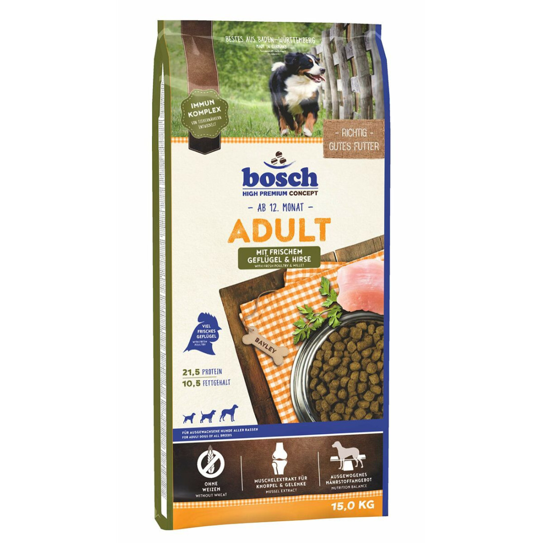 Pašarai BOSCH  Suaugęs Paukščiai 15 kg