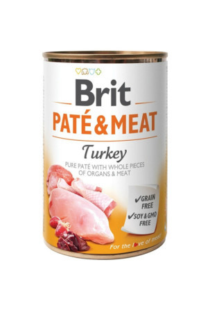 Šlapias maistas Brit         Višta Turkija 400 g