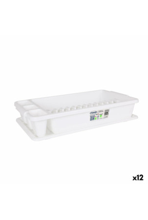 Džiovykla kriauklei Tontarelli Scola Plastmasinis Balta 45 x 26 x 8,5 cm (12 vnt.)