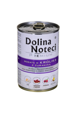 Šlapias maistas Dolina Noteci Premium Mėlynė Triušis 400 g