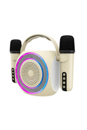 Garsiakalbis su karaokė mikrofonu Celly Balta