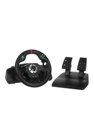 Lenktynių vairas Esperanza EGW101 Pedalai Juoda Žalia PlayStation 3