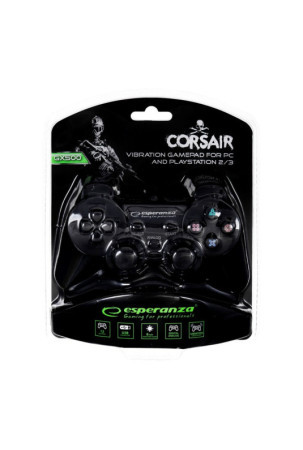 Belaidis žaidimų pultelis Esperanza Corsair GX500 Juoda PC PlayStation 3 PlayStation 2