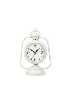 Stalinis laikrodis Lempa Balta Metalinis 17 x 25 x 11,3 cm (4 vnt.)