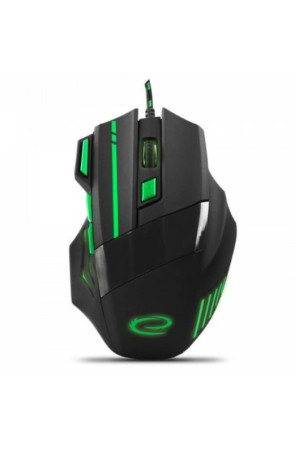 Optinė pelė Esperanza EGM201G Juoda Žalia Juoda / Žalia