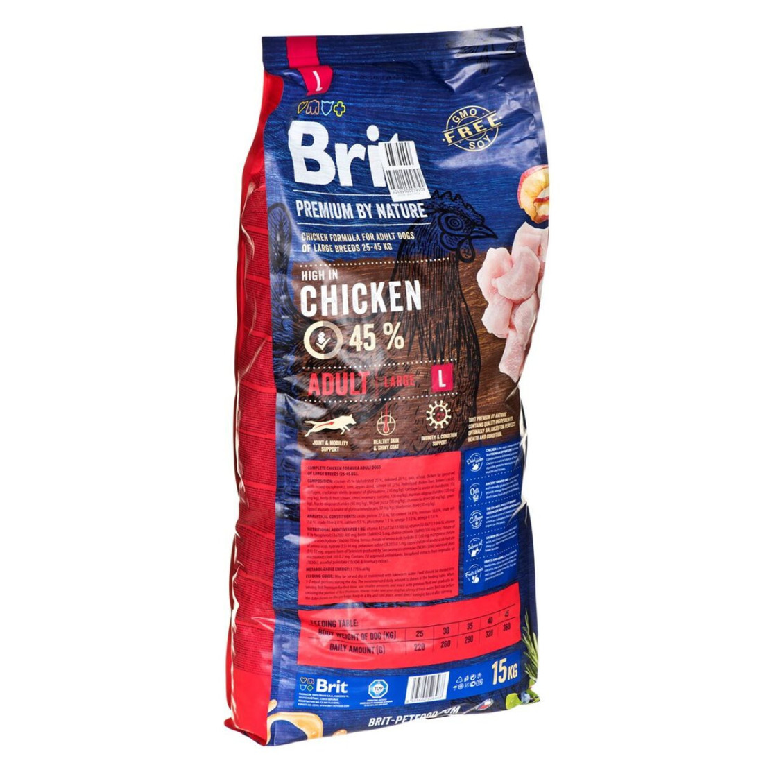 Pašarai Brit Nature Adult Large Suaugęs Višta 20-40 Kg 15 kg