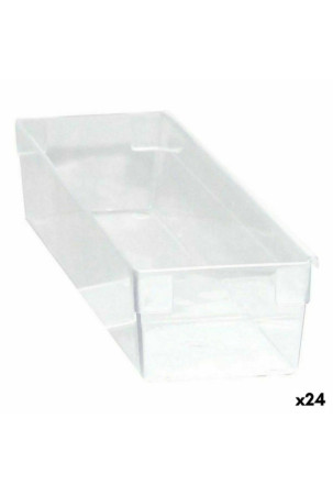 Universali dėžė Modulinis Skaidrus 22,5 x 8 x 5,3 cm (24 vnt.)
