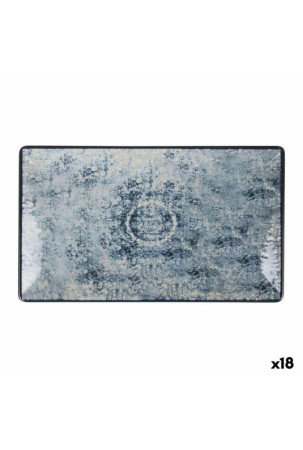 Serviravimo Lėkštė La Mediterránea Electra Porcelianas Stačiakampis 25,3 x 15 x 2 cm (18 vnt.)