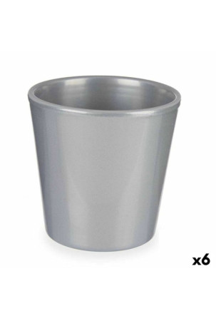 Stiklainis Ø 14 cm Sidabras...