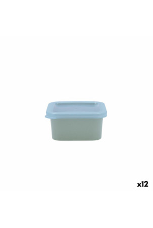 Kvadratinė pietų dėžutė su dangteliu Quid Inspira 200 ml Žalia Plastmasinis (12 vnt.)