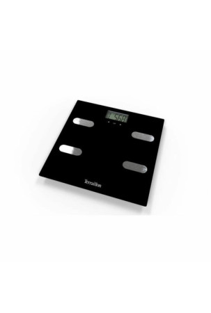 Skaitmeninės vonios kambario svarstyklės Terraillon Fitness 14464 Juoda Grūdintas stiklas