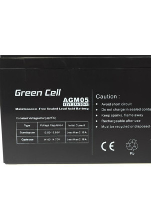 Baterija Nepertraukiamo Maitinimo šaltinio Sistema UPS Green Cell AGM05 72 Ah 12 V