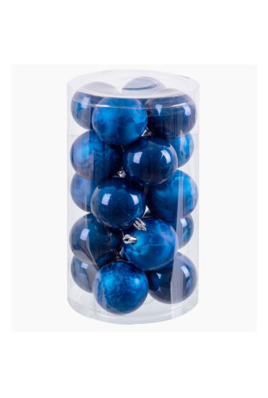 Eglutės rutuliukai Mėlyna Plastmasinis 6 x 6 x 6 cm (20 vnt.)