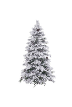 Naujametinė eglutė Balta Žalia PVC Metalinis Polietilenas 210 cm