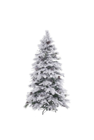 Naujametinė eglutė Balta Žalia PVC Metalinis Polietilenas 180 cm