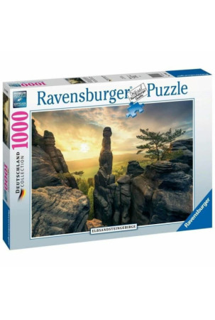 Dėlionė Ravensburger 17093 Monolith Elbe Sandstone Mountains 1000 Dalys
