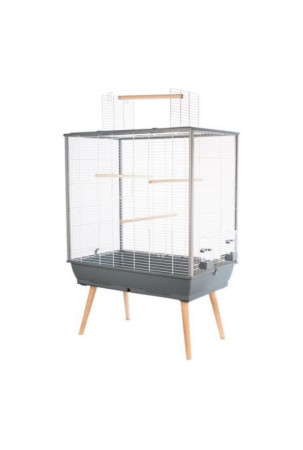 Paukščių narvelis Zolux H80 Pilka 8 x 11,2 x 8 cm 78 x 81 x 48 cm
