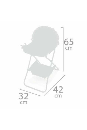 Lėlių kėdė Decuevas Ocean Fantasy Aukšta kėdė 65 x 32 x 42 cm Lėlių kėdė Decuevas Ocean Fantasy Aukšta kėdė 65 x 32 x 42 cm