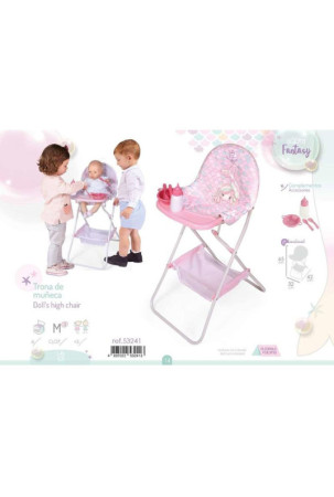 Lėlių kėdė Decuevas Ocean Fantasy Aukšta kėdė 65 x 32 x 42 cm Lėlių kėdė Decuevas Ocean Fantasy Aukšta kėdė 65 x 32 x 42 cm