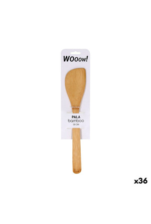 Virtuvės mentelė Wooow Išlenktas Bambukas 30 x 6,2 x 0,8 cm (36 Vienetai)