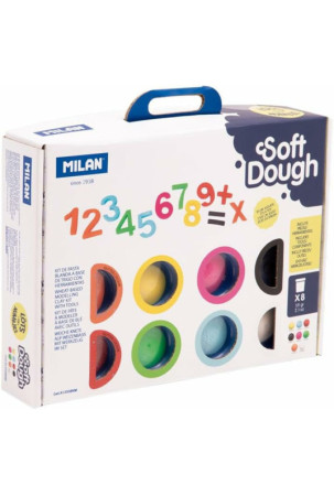 Modeliavimo pasta Milan Soft Dough Lots of Numvers Spalvotas