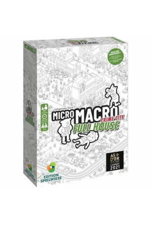 Stalo žaidimas BKR Bunker Micro Macro 2 Crime City - Full House