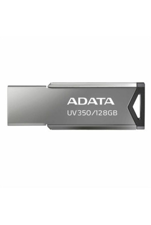 USB atmintukas Adata UV350 128 GB Raktų grandinė Sidabras Juoda 128 GB