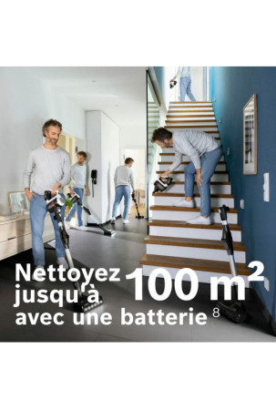 Pailgasis dulkių siurblys BOSCH BBS711W Balta Juoda