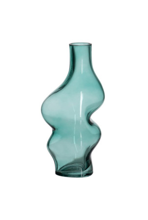 Vaza Žalia Stiklas 12,5 x 10 x 25 cm