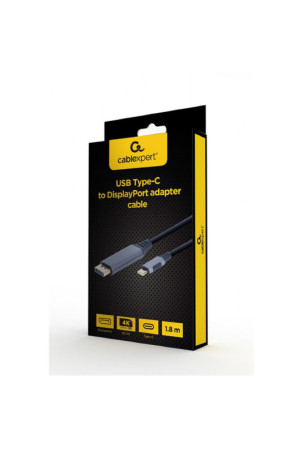 HDMI – DVI adapteris GEMBIRD CC-USB3C-DPF-01-6 Juoda / Pilka 1,8 m HDMI – DVI adapteris GEMBIRD CC-USB3C-DPF-01-6 Juoda / Pilka 1,8 m