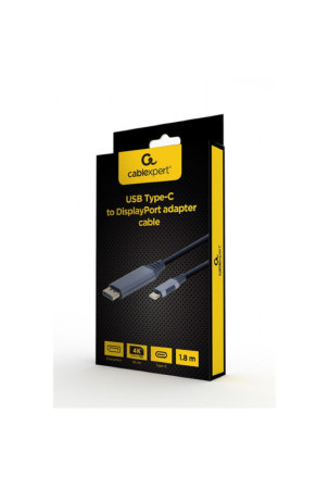 HDMI – DVI adapteris GEMBIRD CC-USB3C-DPF-01-6 Juoda / Pilka 1,8 m