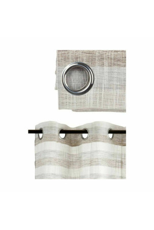 Užuolaidos Dryžiai Tamsiai pilka 140 x 0,1 x 260 cm (6 vnt.) Užuolaidos Dryžiai Tamsiai pilka 140 x 0,1 x 260 cm (6 vnt.)